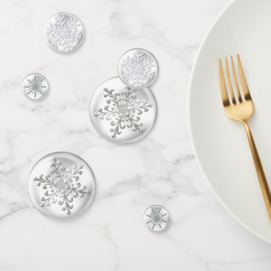 Witte sneeuwvlok Confetti (Groep)