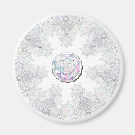 witte sneeuwvlok magneet