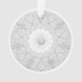 witte sneeuwvlok ornament