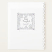 Witte sneeuwvlok planner (Achterkant)