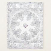 Witte sneeuwvlok planner (Voorkant)