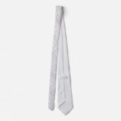 Witte sneeuwvlok stropdas (Achterkant)