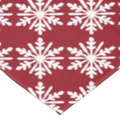 Witte sneeuwvlok tafelkleed (Gekanteld)