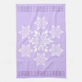 Witte Sneeuwvlok Theedoek (Verticaal)