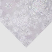 Witte sneeuwvlok tissuepapier (Detail)