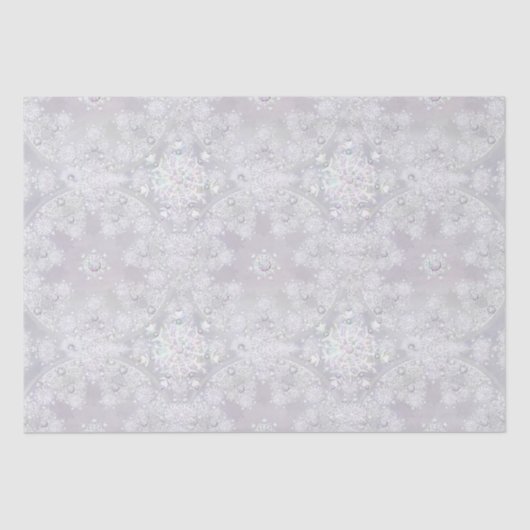 Witte sneeuwvlok tissuepapier (Voorkant)