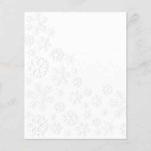 Witte sneeuwvlokken (Voorkant)