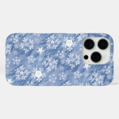 Witte sneeuwvlokken Case-Mate iPhone case (Achterkant (horizontaal))