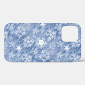 Witte sneeuwvlokken Case-Mate iPhone case (Achterkant (horizontaal))