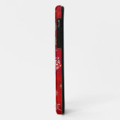 Witte sneeuwvlokken Case-Mate iPhone case (Achterkant/links)