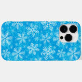 Witte sneeuwvlokken Case-Mate iPhone case (Achterkant (horizontaal))