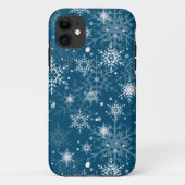 Witte sneeuwvlokken Case-Mate iPhone case (Achterkant)