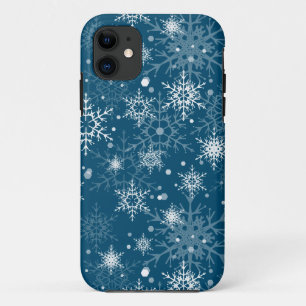 Witte sneeuwvlokken Case-Mate iPhone case