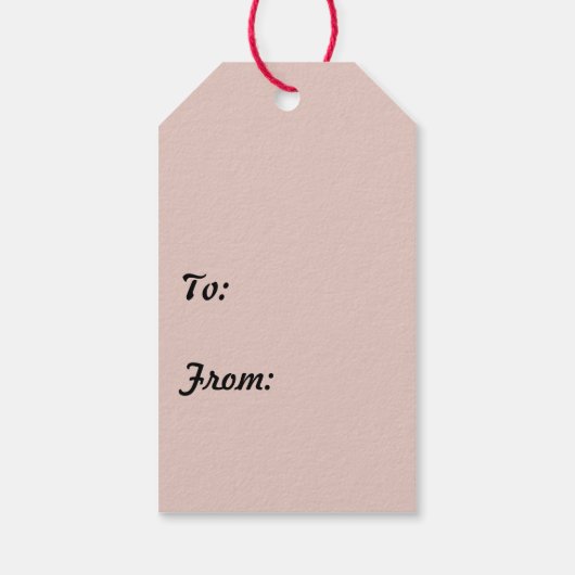 Witte sneeuwvlokken Diepe rode achtergrond-cadeau- Cadeaulabel (Achterkant)