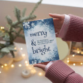 Witte sneeuwvlokken Elegant vrolijk en helder Feestdagenkaart