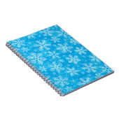Witte sneeuwvlokken notitieboek (Rechterzijde)