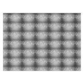 Witte sneeuwvlokken op grijs kerstcadeau tafelkleed (Voorkant (Horizontaal))