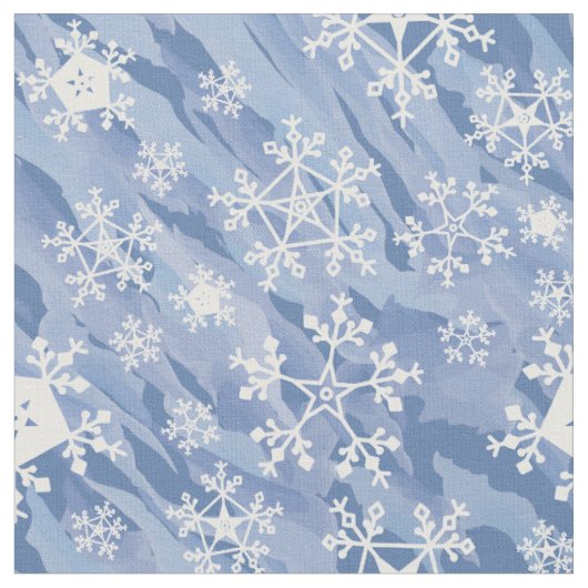 Witte sneeuwvlokken stof (Close Up)