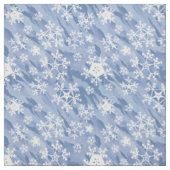 Witte sneeuwvlokken stof (Swatch)