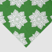 Witte sneeuwvlokken tissuepapier (Detail)