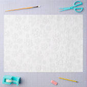 Witte sneeuwvlokken tissuepapier (Craft)
