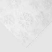 Witte sneeuwvlokken tissuepapier (Detail)