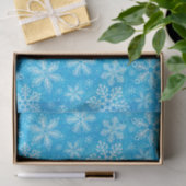 Witte sneeuwvlokken tissuepapier (Geschenk)
