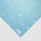 Witte sneeuwvlokken tissuepapier (Detail)