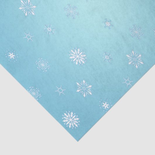 Witte sneeuwvlokken tissuepapier (Detail)