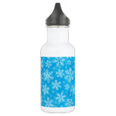 Witte sneeuwvlokken waterfles  (Links)