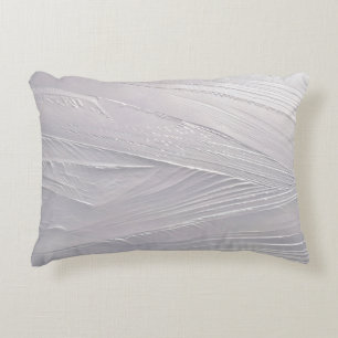 Witte sneeuwwinter accent kussen