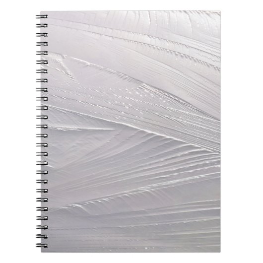 Witte sneeuwwinter notitieboek (Voorkant)