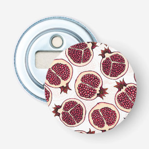 Witte snijdsels button flesopener