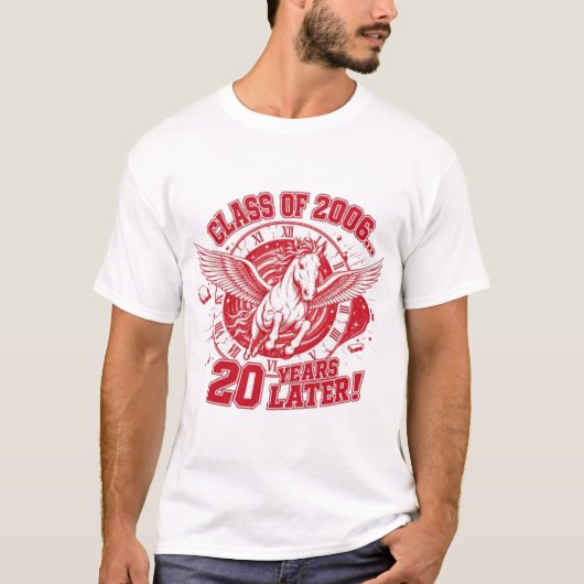 Witte SOA Fighting Pegasus: 20 jaar later T-shirt (Voorkant)