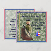 Witte Soldaat Boot Camp die van start gaat Kaart (Voorkant / Achterkant)