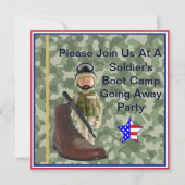 Witte Soldaat Boot Camp die van start gaat Kaart (Voorkant)