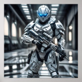 witte soldaat poster (Voorkant)