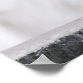 Witte SPA-handdoek Poster (Hoek)