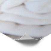 Witte SPA-handdoek Poster (Hoek)