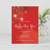 Witte Sparen en Rode Kerstballen Kaart (Staand voorkant)