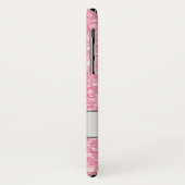 Witte Sparen en Roze Glitter Case-Mate iPhone Case (Achterkant/links)