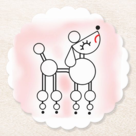 Witte Speelgoed Onderzetter voor poolpapier (Voorkant)