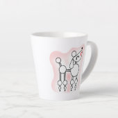 Witte Speelgoed Podle Latte Mok (Rechterhoek)