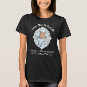 Witte Speelgoed poodiumspiegelspiegels op de wand T-shirt