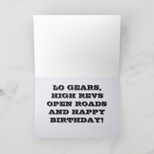 WITTE SPIERAUTO  GREETDE KAART VAN DE GROOTDAG (Binnen)