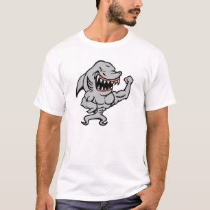 Witte spierhaai t-shirt