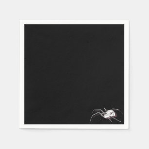 Witte spin servet