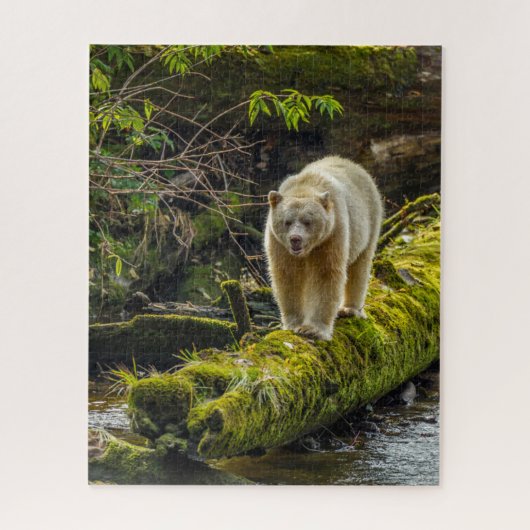 Witte Spirit Bear | Brits-Columbia, Canada Legpuzzel (Verticaal)