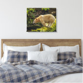 Witte Spirit Bear Canvas Afdruk (Insitu (Slaapkamer))