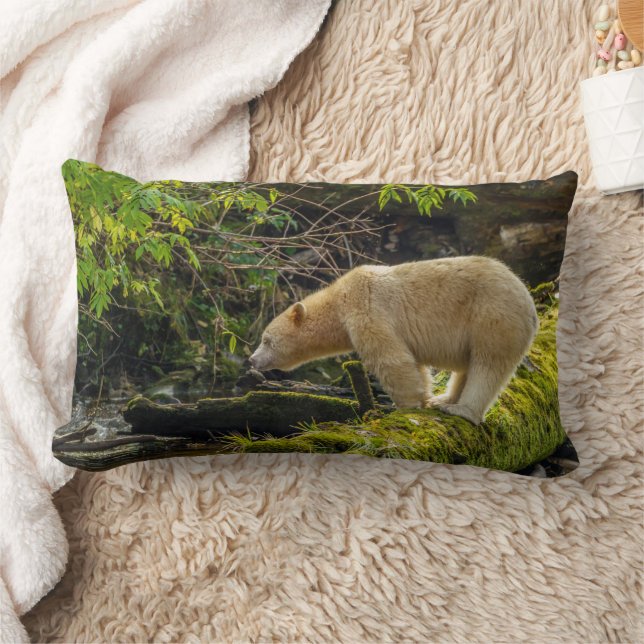 Witte Spirit Bear Kussen (Deken)